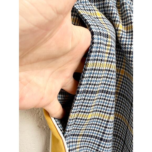 Closed Houndstooth Check Pull On Tapered Leg Pants Multicolor Women 28 / US 6 - Picture 5 of 6